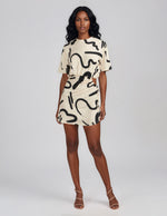 Simona Mini Dress - York Sand (Final Sale)