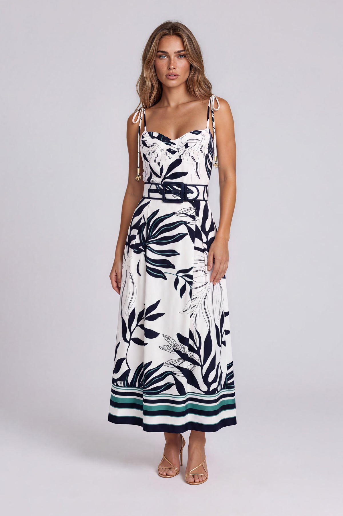 Aurelia Strap Midi – Print (Final Sale)