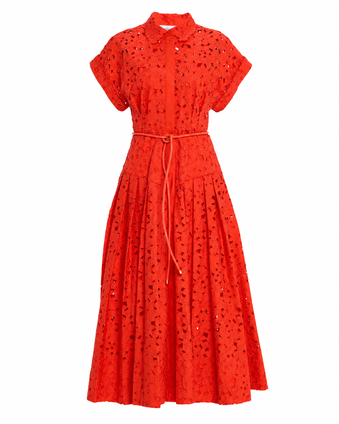 Blaire Shirt Midi – Orange