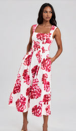 Damask Rose Midi - Print