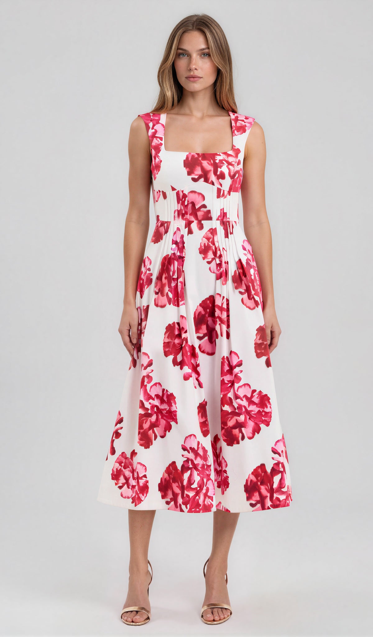 Damask Rose Midi - Print