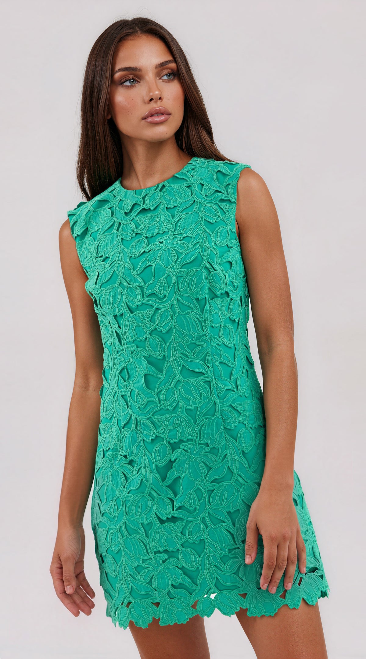 Eden Mini Dress – Green