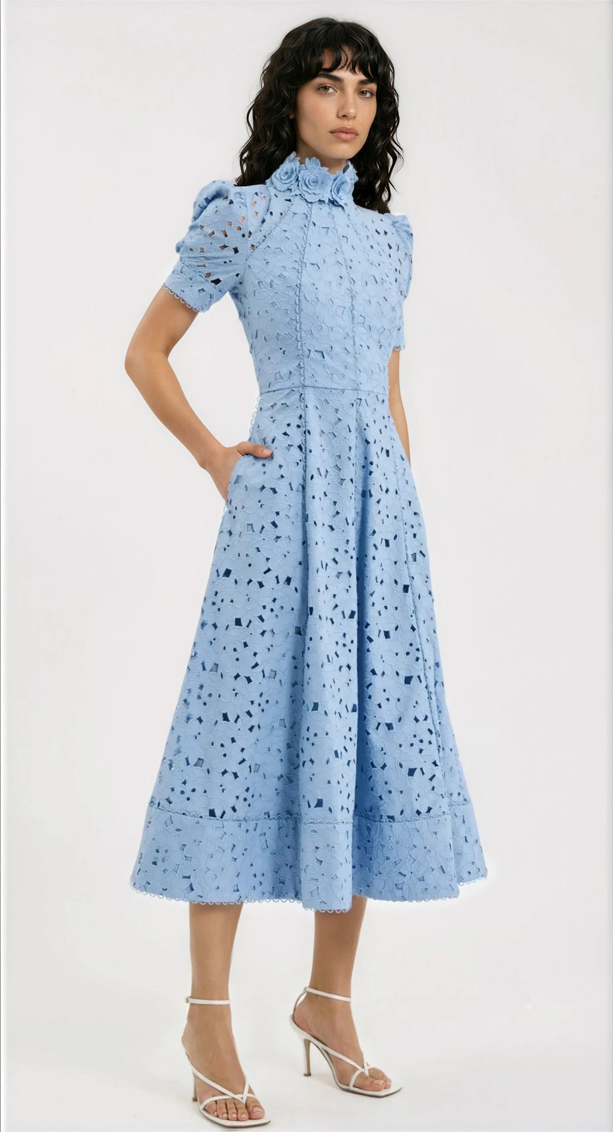 Kitsu S/S Midi - Blue
