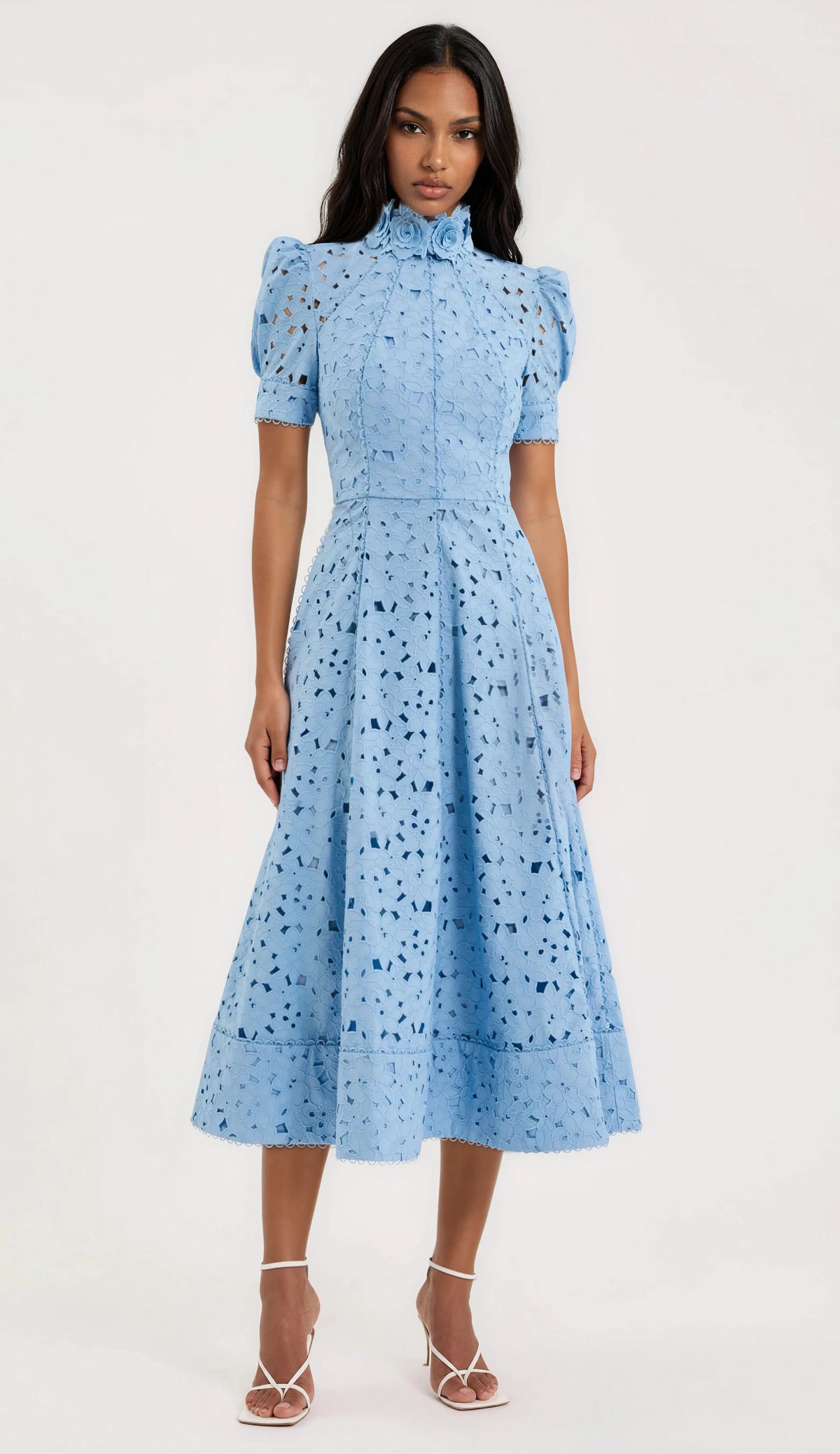 Kitsu S/S Midi - Blue
