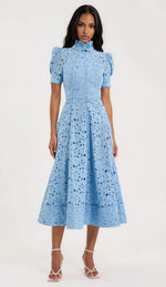 Kitsu S/S Midi - Blue