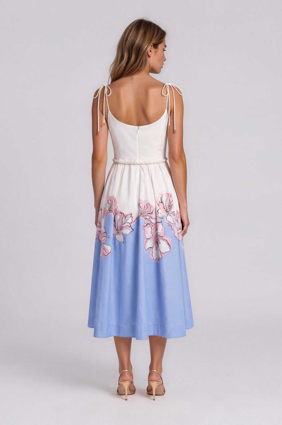 Nymphia Strappy Midi - Print