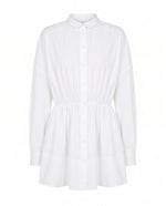 Hattie Shirt Dress – White
