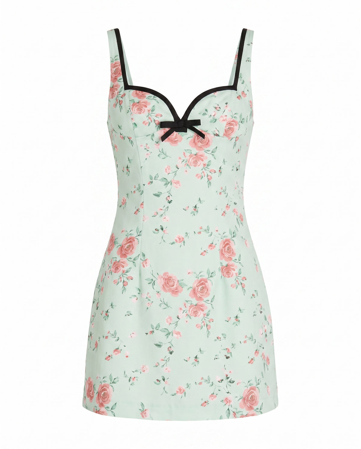 Mabel Dress - Mint Multi