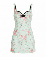Mabel Dress - Mint Multi
