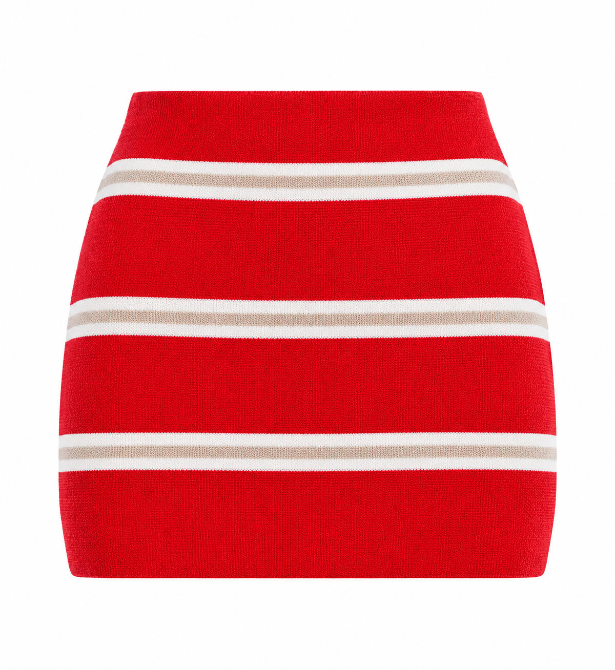 Kian Knit Skort – Cherry/Sand/Eggshell