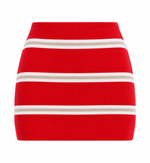 Kian Knit Skort – Cherry/Sand/Eggshell