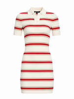 Liev Knit Mini Dress – Eggshell/Cherry/Sand