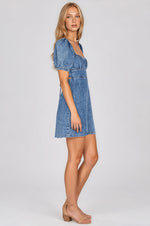Ashton Dress - Medium Wash Denim (Final Sale)