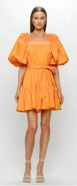 Matilda Mini Dress - Orange (Final Sale)