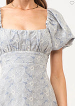 Minos Mini Dress - Blue (Final Sale)