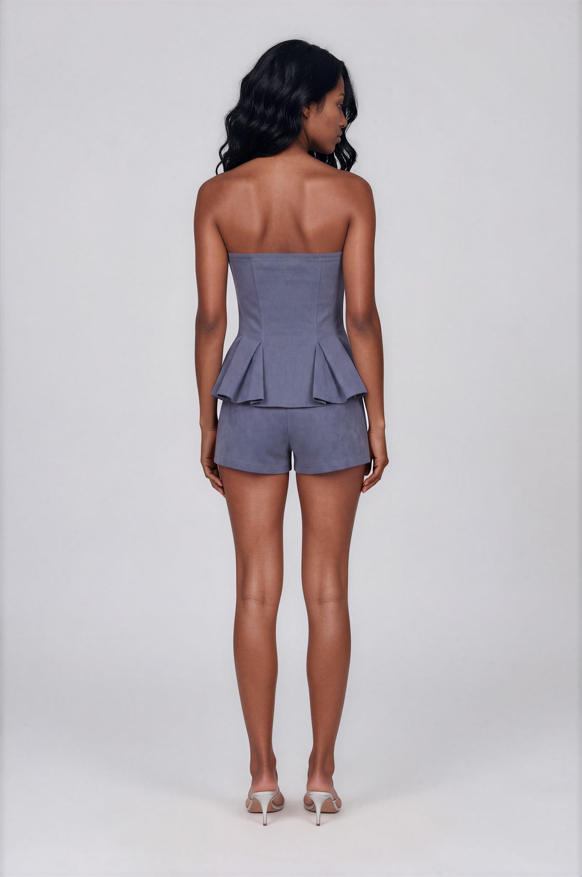 Paule Utility Skort - Denim (Final Sale)