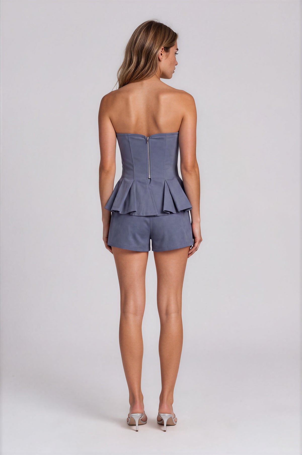 Paule Bustier Top - Denim (Final Sale)