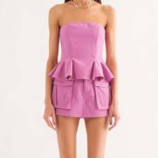 Paule Bustier Set - Pink (Final Sale)