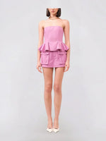 Paule Bustier Top - Pink (Final Sale)