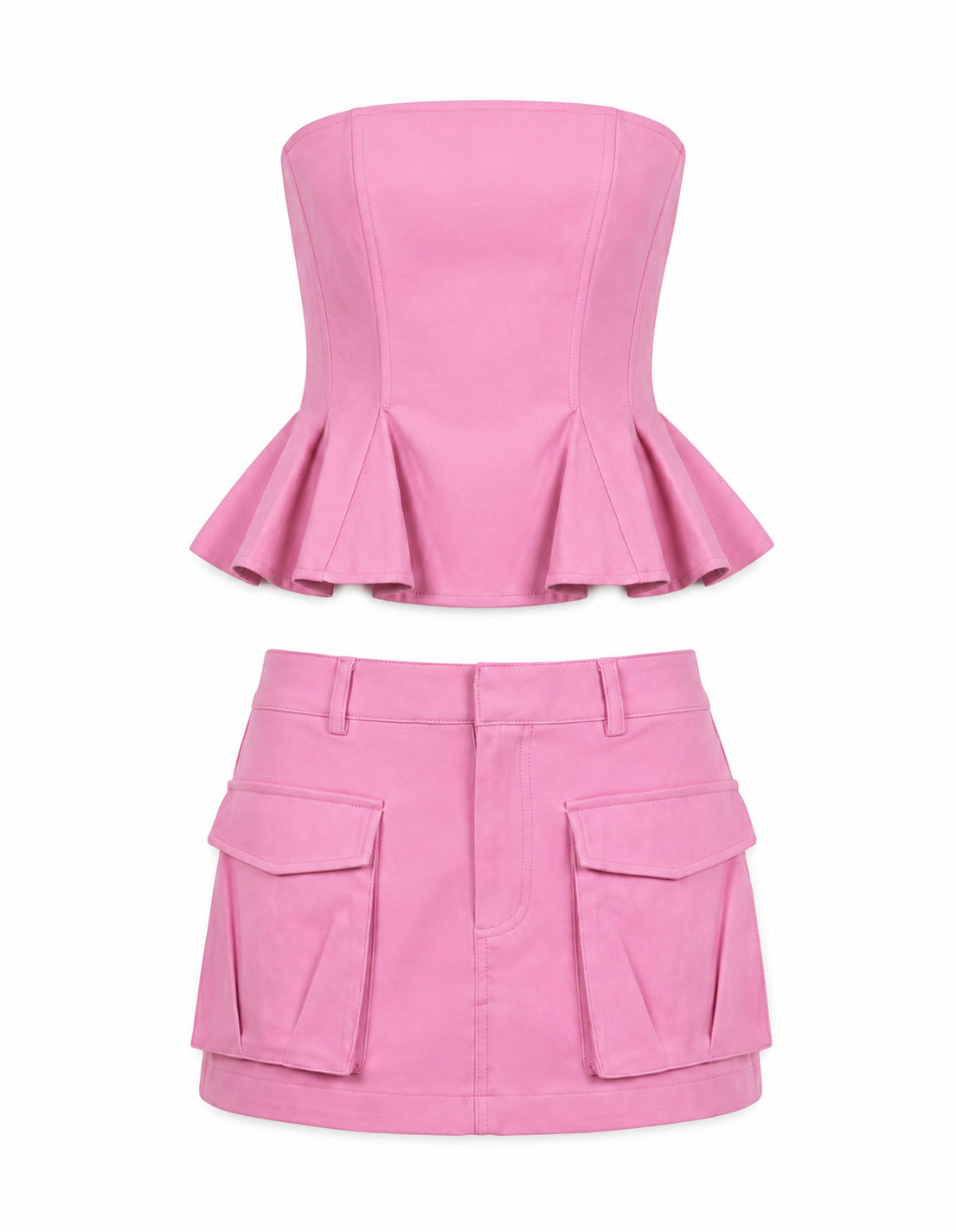 Paule Bustier Set - Pink (Final Sale)