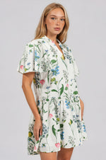 Clove Garden Floral Mini Dress - (Final Sale)