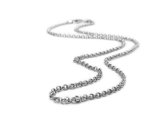 Belle Étoile Thin Rolo Sterling Silver Chain
