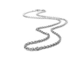 Belle Étoile Thin Rolo Sterling Silver Chain