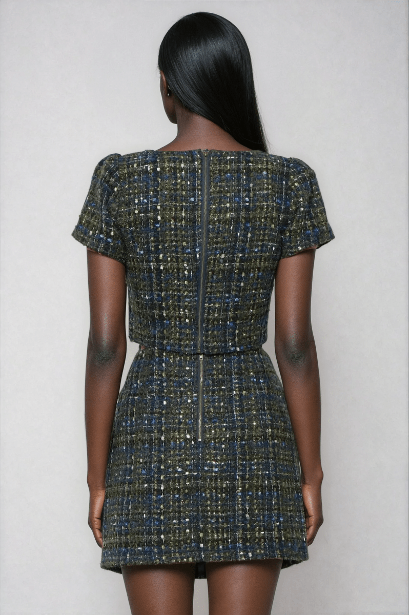 Adelyn Rae - Lauren Tweed High Waist Skirt (Final Sale)