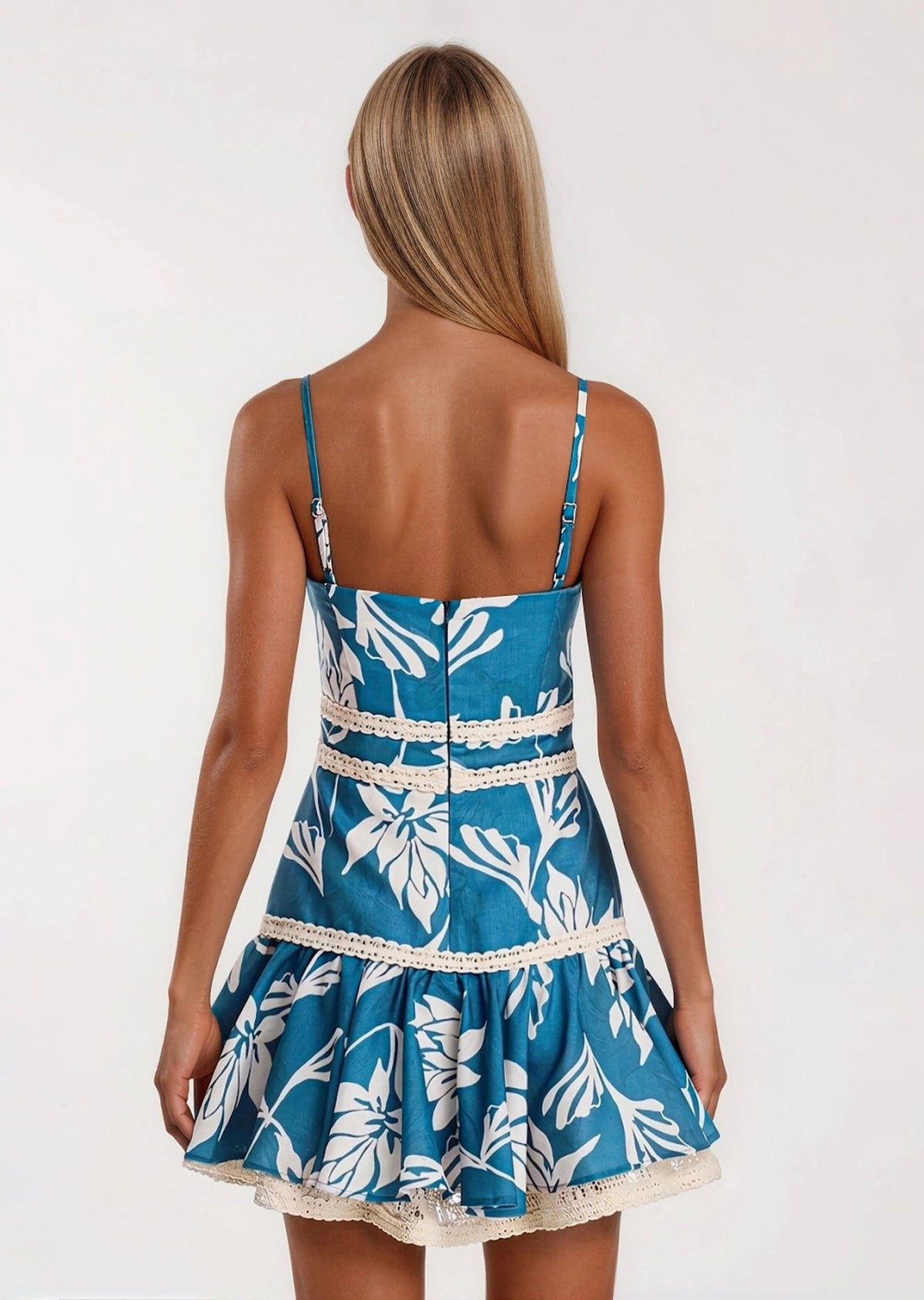 Artichoke Mini Dress – Dark Blue