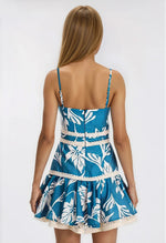 Artichoke Mini Dress – Dark Blue