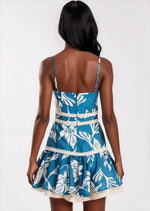Artichoke Mini Dress – Dark Blue