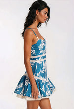 Artichoke Mini Dress – Dark Blue