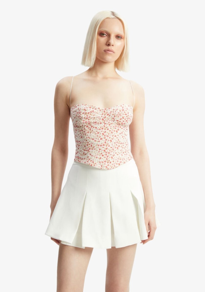 Bardot - Estie Embroidered Corset Top