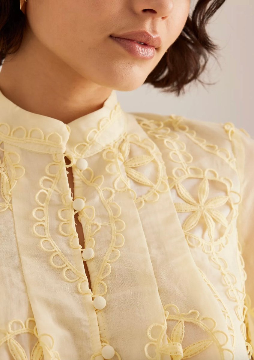 Bardot -Libbie Lace Long Sleeve Blouse