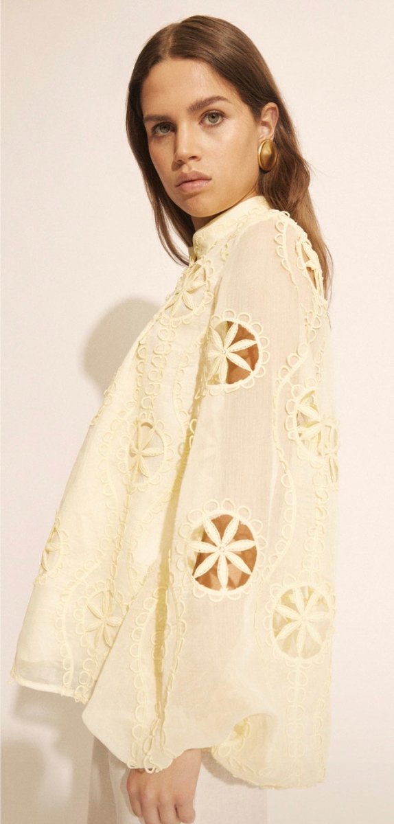 Bardot -Libbie Lace Long Sleeve Blouse