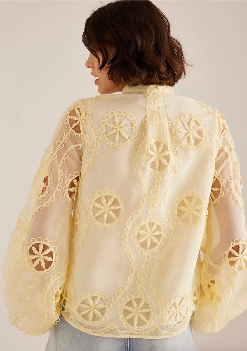Bardot -Libbie Lace Long Sleeve Blouse