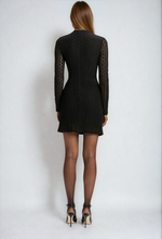 Bardot Vezza Floral Mesh Dress – Black