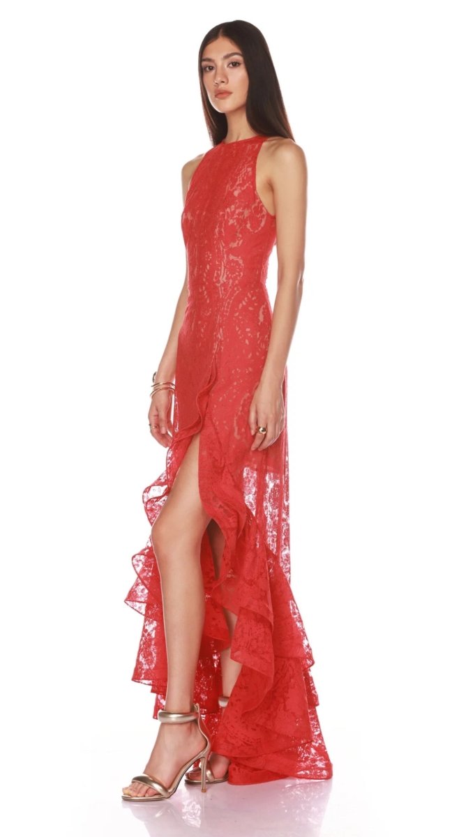 Bronx and Banco - Sicilia Red Maxi Dress