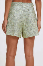 Crystal Tweed Short – Green