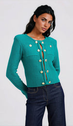 Cypress Cardigan - Topaz - XO, Tina