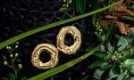 Mary Melted Circle Earrings