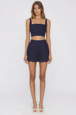 Denver Denim Shorts – Dark Denim