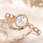Women's Pearl Bracelet Watch