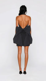 Eden Cocktail Mini Dress – Black
