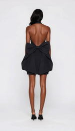 Eden Cocktail Mini Dress – Black