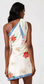 Elba Mini Dress - White Multi