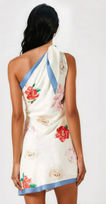 Elba Mini Dress - White Multi