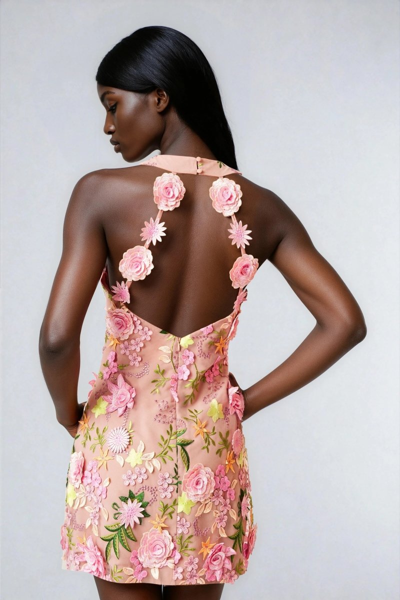 Aella Party Mini Dress - Pink