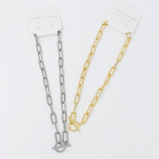 Ellison and Young - Toggle Chain Link Necklace