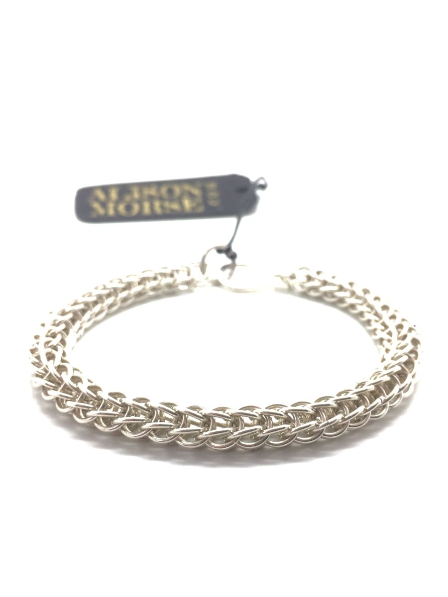 Foxtail Chainmaille Bracelet in Sterling Silver